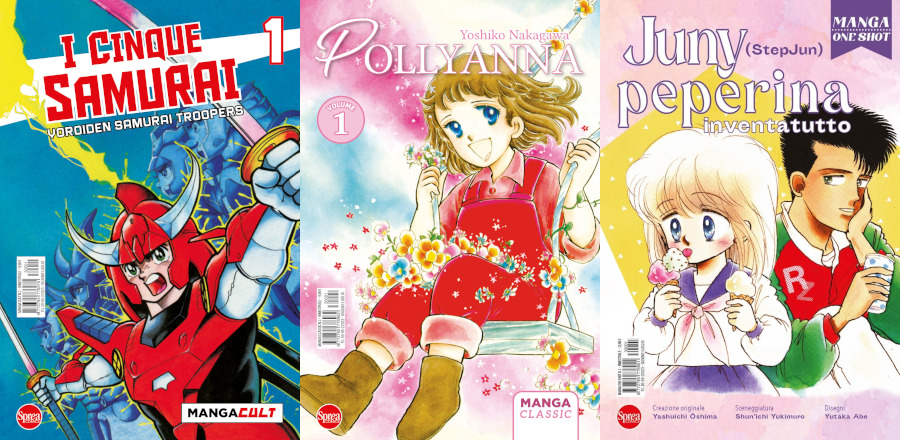 Sprea Edizioni porterà in Italia i manga de I 5 samurai, Pollyanna, e altro ancora Sprea Edizioni porterà in Italia i manga de I 5 samurai, Pollyanna, e altro ancora